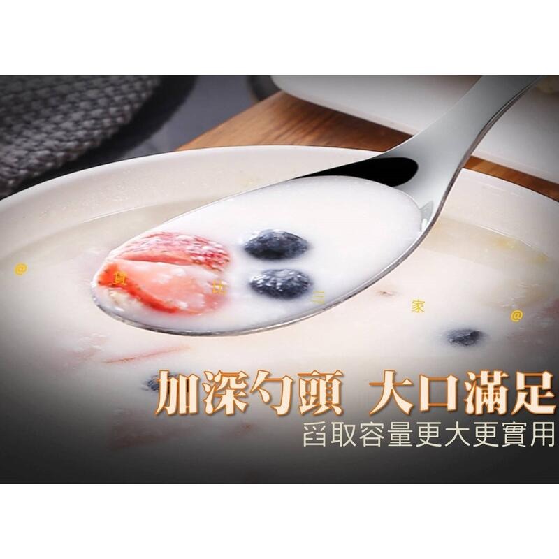 316不鏽鋼平底湯匙 台式湯匙 中式 成人湯匙 大人湯匙 兒童湯匙 甜點匙 小台匙 幼兒湯匙 學生湯匙 義式平匙 湯勺-細節圖4