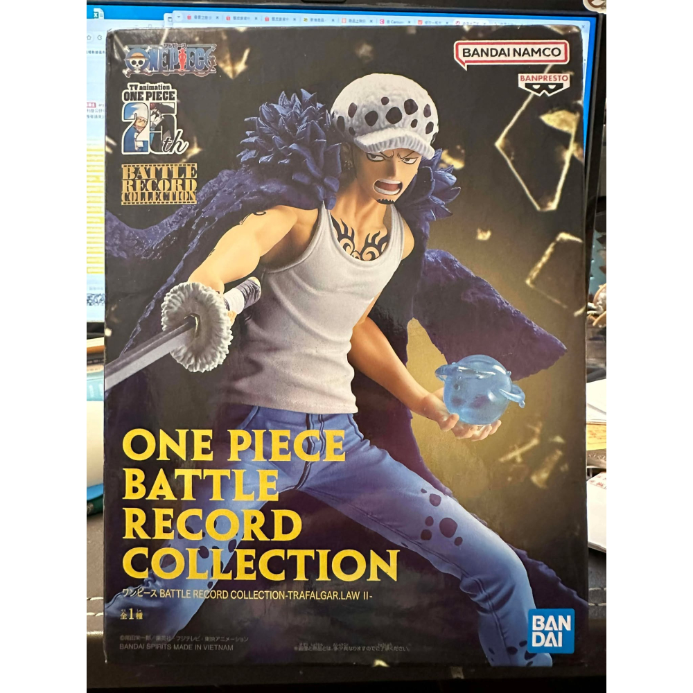 金證 日版 航海王 海賊王 戰鬥紀錄 BATTLE  托拉法爾加·羅 手術刀 BANPRESTO 景品 羅 25th周年-細節圖6
