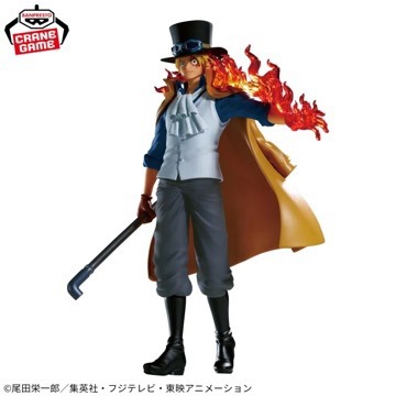 日版 金證 海賊王 公仔 THE 出航 薩波 航海王 景品 BANPRESTO 萬普 THE出航 玩具 火焰 LOGIA-細節圖2