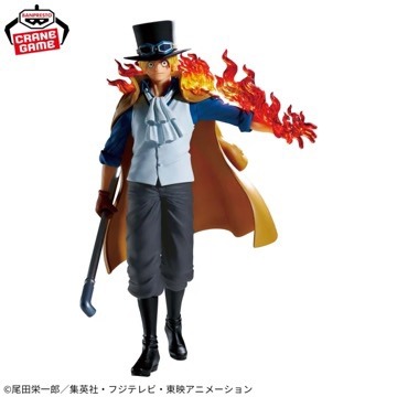 日版 金證 海賊王 公仔 THE 出航 薩波 航海王 景品 BANPRESTO 萬普 THE出航 玩具 火焰 LOGIA-細節圖5