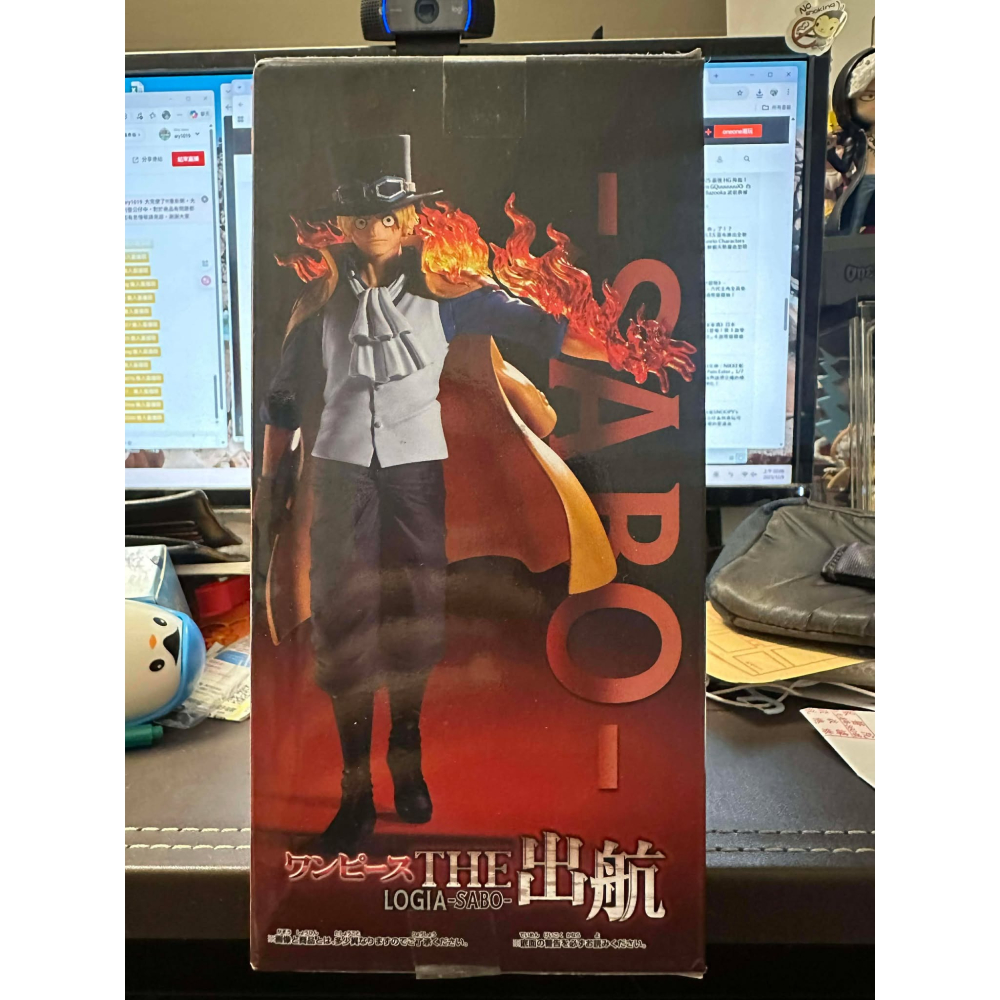 日版 金證 海賊王 公仔 THE 出航 薩波 航海王 景品 BANPRESTO 萬普 THE出航 玩具 火焰 LOGIA-細節圖7