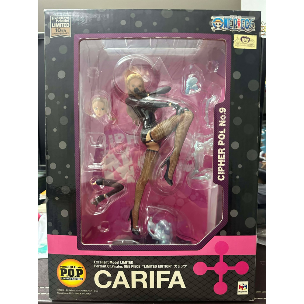 日版 金證 海賊王 MegaHouse P.O.P POP 魂商店 限定 魂限 卡莉法 CP9 航海王 公仔 海軍 泡泡-細節圖7