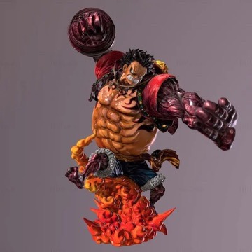 萬代 海外限定 BANPRESTO 海賊王 四檔 彈跳人 魯夫 猿王槍 猿王銃 SP配色 航海王 代理 全新 電鍍 公仔-細節圖2