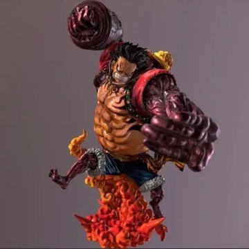 萬代 海外限定 BANPRESTO 海賊王 四檔 彈跳人 魯夫 猿王槍 猿王銃 SP配色 航海王 代理 全新 電鍍 公仔-細節圖3