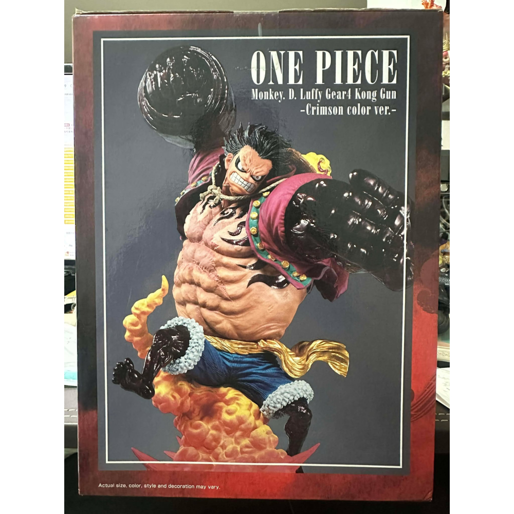萬代 海外限定 BANPRESTO 海賊王 四檔 彈跳人 魯夫 猿王槍 猿王銃 SP配色 航海王 代理 全新 電鍍 公仔-細節圖7