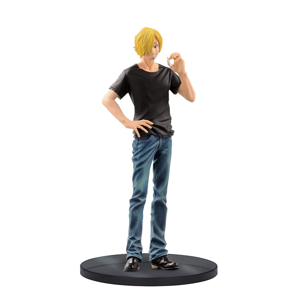 香吉士 山治 jeans freak NSFR 牛仔褲 航海王 海賊王 全新未拆 絕版 老物 DXF 公仔 萬普 萬代-細節圖3