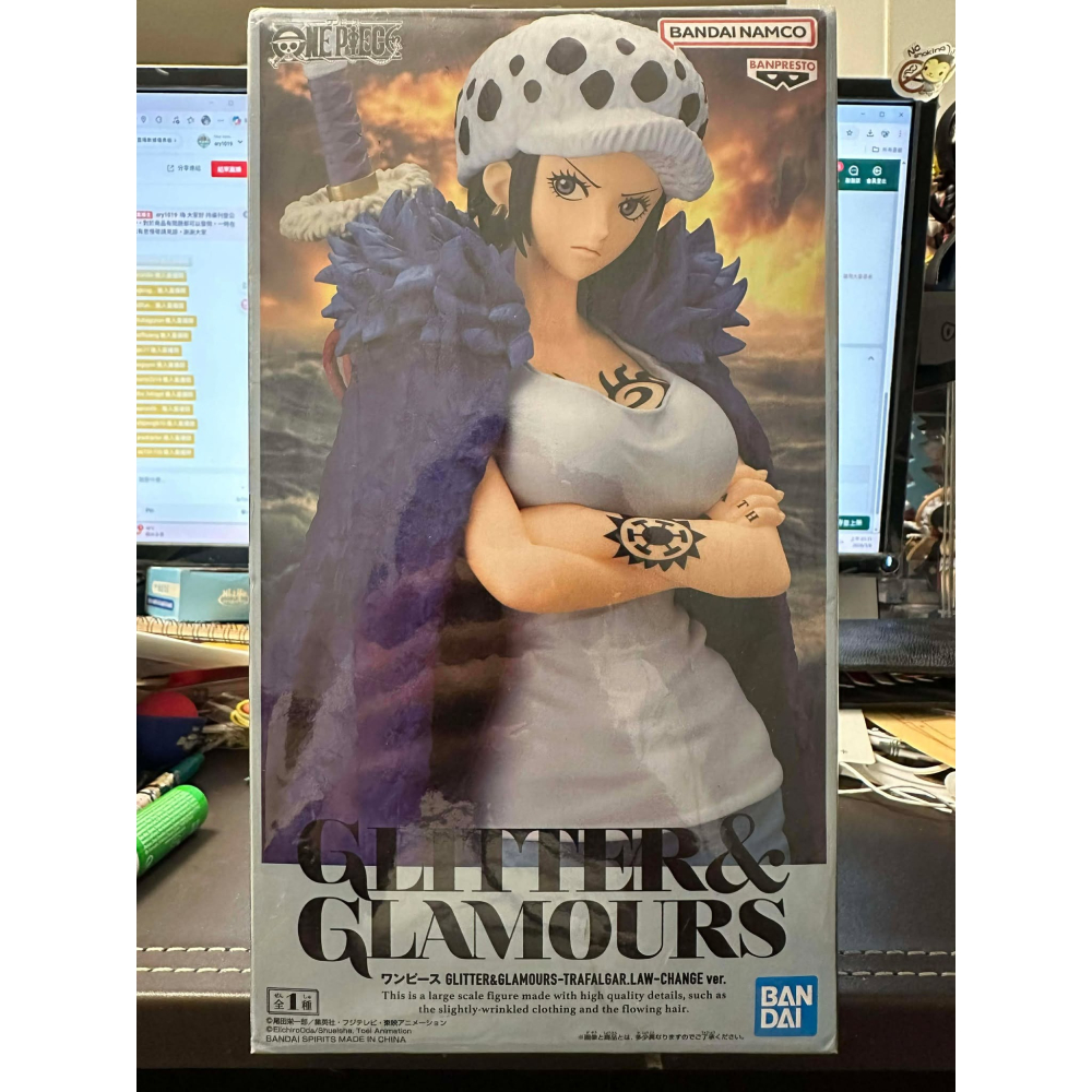 日版 金證 景品 航海王 海賊王 GLITTER G&G 女羅 性轉羅 托拉法爾加 羅 公仔 模型 性轉羅 變性 轉換-細節圖6