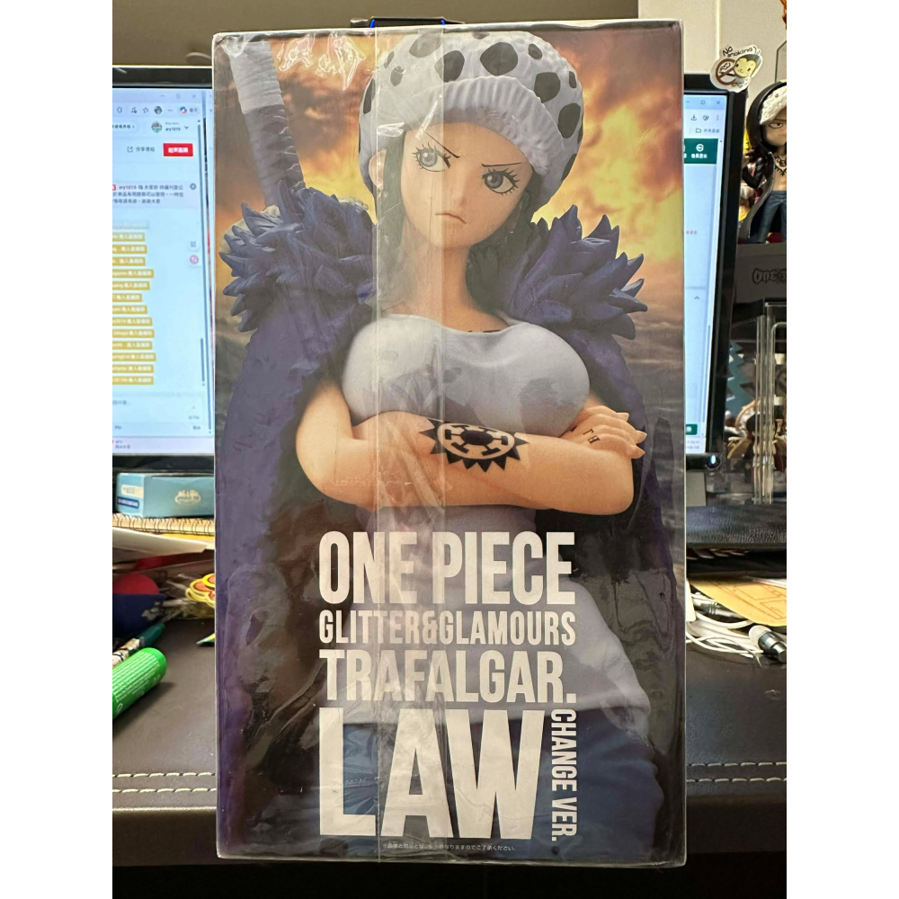 日版 金證 景品 航海王 海賊王 GLITTER G&G 女羅 性轉羅 托拉法爾加 羅 公仔 模型 性轉羅 變性 轉換-細節圖7