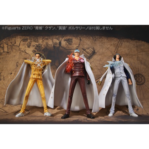 figuarts zero 海賊王 航海王 海軍 黃猿 模型 公仔 日版 金證 三大將 絕版 老物 萬代 萬普 拆擺無損-細節圖6