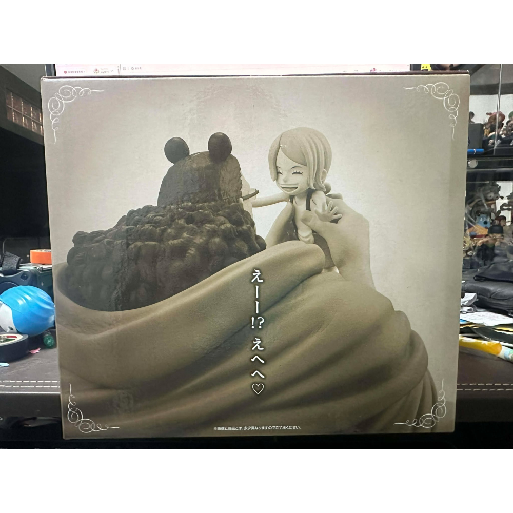 日版 日空版 金證 一番賞 海賊王 航海王 Dramatic B賞 大熊＆波妮 大熊 波妮 公仔 模型 全新未拆 萬普-細節圖8