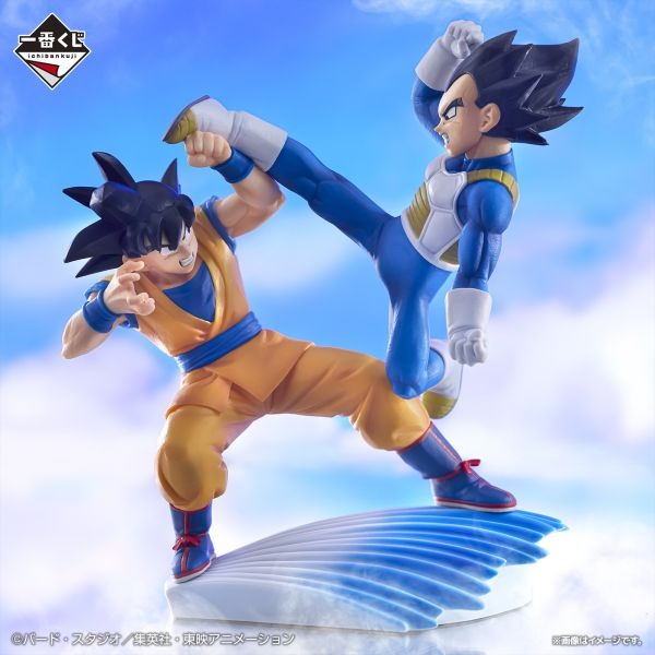 白證 綠貓 正版 一番賞 E賞 孫悟空 貝吉塔 悟空 達爾 對戰組 七龍珠 DAIMA 景品 公仔 模型 萬普 萬代-細節圖3