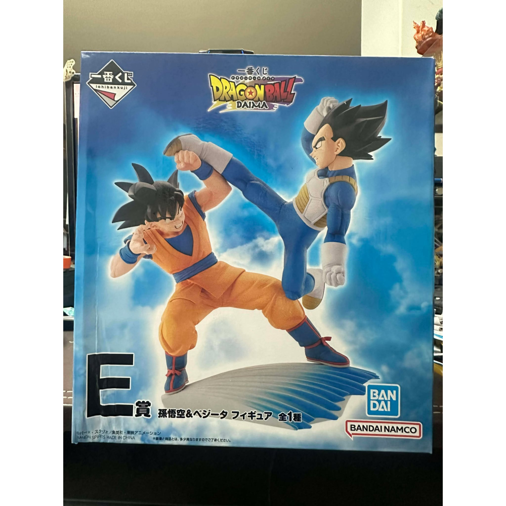 白證 綠貓 正版 一番賞 E賞 孫悟空 貝吉塔 悟空 達爾 對戰組 七龍珠 DAIMA 景品 公仔 模型 萬普 萬代-細節圖8