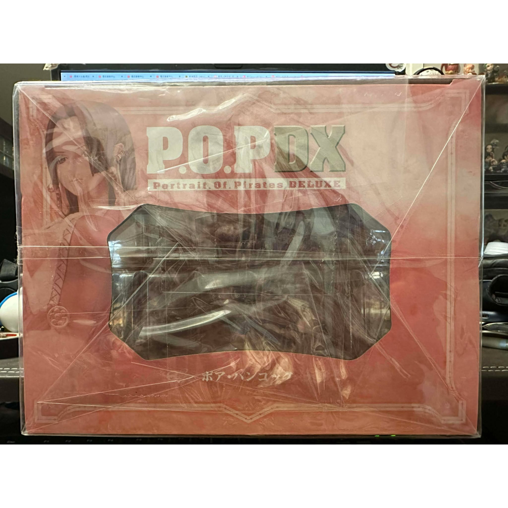 日版 金證 日初版 日空版 海賊王 POP P.O.P DX ex 女帝 蛇姬 波雅漢考克 全新未拆 公仔 七武海 電鍍-細節圖11