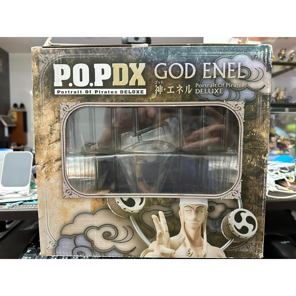 日版 金證 紅證 日初版 日空版 海賊王 POP P.O.P DX ex 神 雷神 艾尼路 艾涅爾 全新未拆 公仔 電鍍-細節圖11