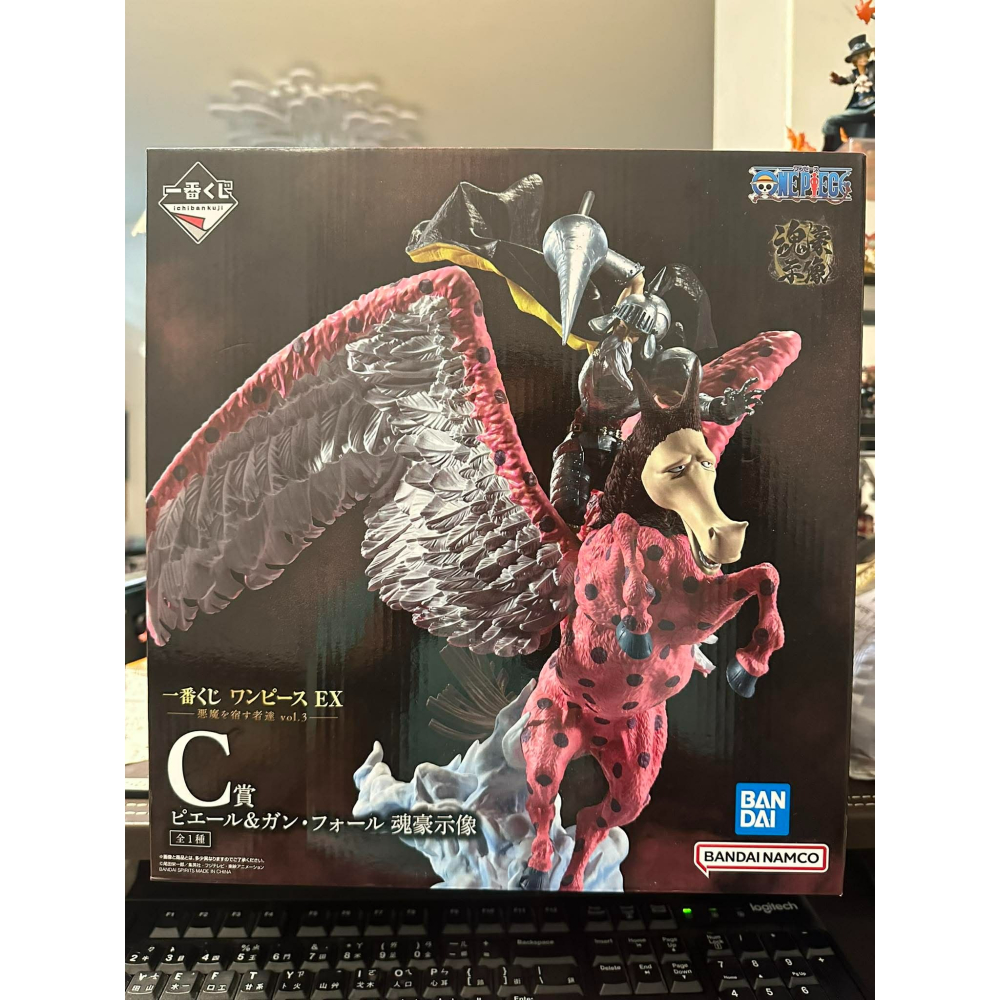 日版 日空版 金證 一番賞 海賊王 航海王 C賞 惡魔寄宿者 魂豪示像 皮耶爾 空島騎士 甘福爾 甘·福爾 公仔 模型-細節圖5