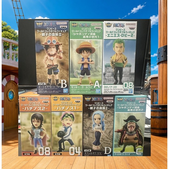 代理 BANPRESTO 景品 WCF 海賊王 艾斯 魯夫 克比 黑鬍子 索隆 達斯琪 微微 最惡世代 司法島 親子血脈-細節圖2