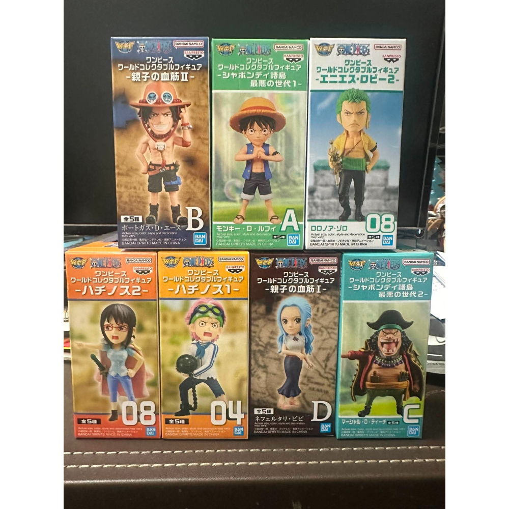 代理 BANPRESTO 景品 WCF 海賊王 艾斯 魯夫 克比 黑鬍子 索隆 達斯琪 微微 最惡世代 司法島 親子血脈-細節圖3