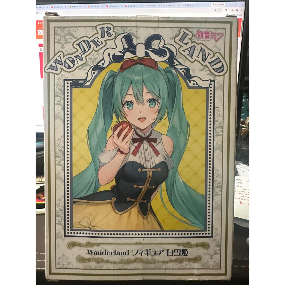 TAITO 初音未來 Coreful Wonderland 系列 白雪公主 白雪姬 景品 公仔 初音 童話世界 蘋果-細節圖8