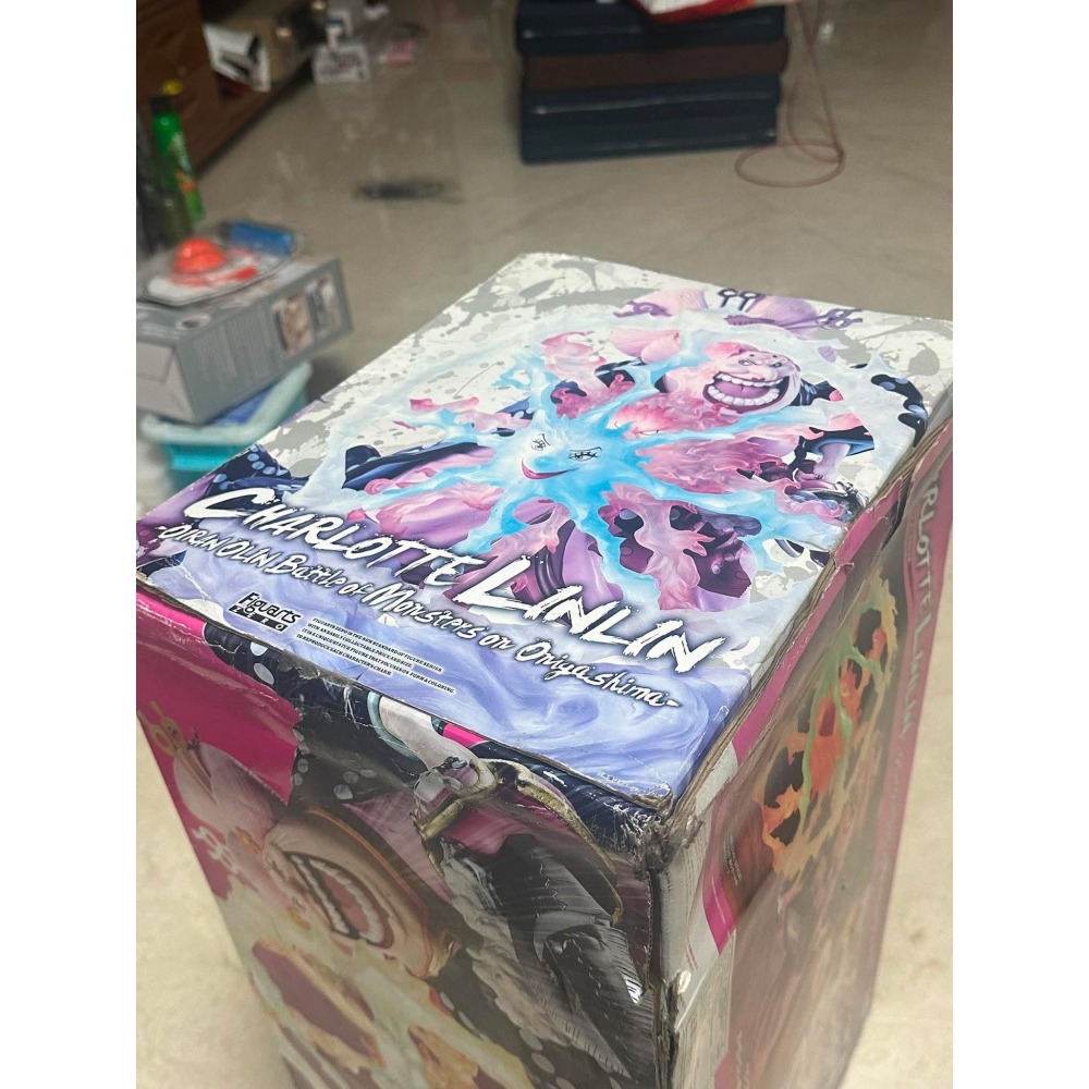 日版 銀證 Figuarts Zero 超激戰 海賊王 大媽 夏洛特玲玲 四皇 公仔 鬼島 花魁 航海王 盒況差一次膠-細節圖7