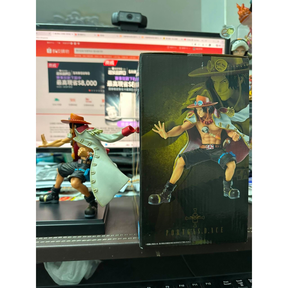 日版 日空版 海賊王 航海王 一番賞 最後賞 最終賞 Legends 拆擺 波特卡斯 D 艾斯 ACE 火拳艾斯 披風-細節圖7
