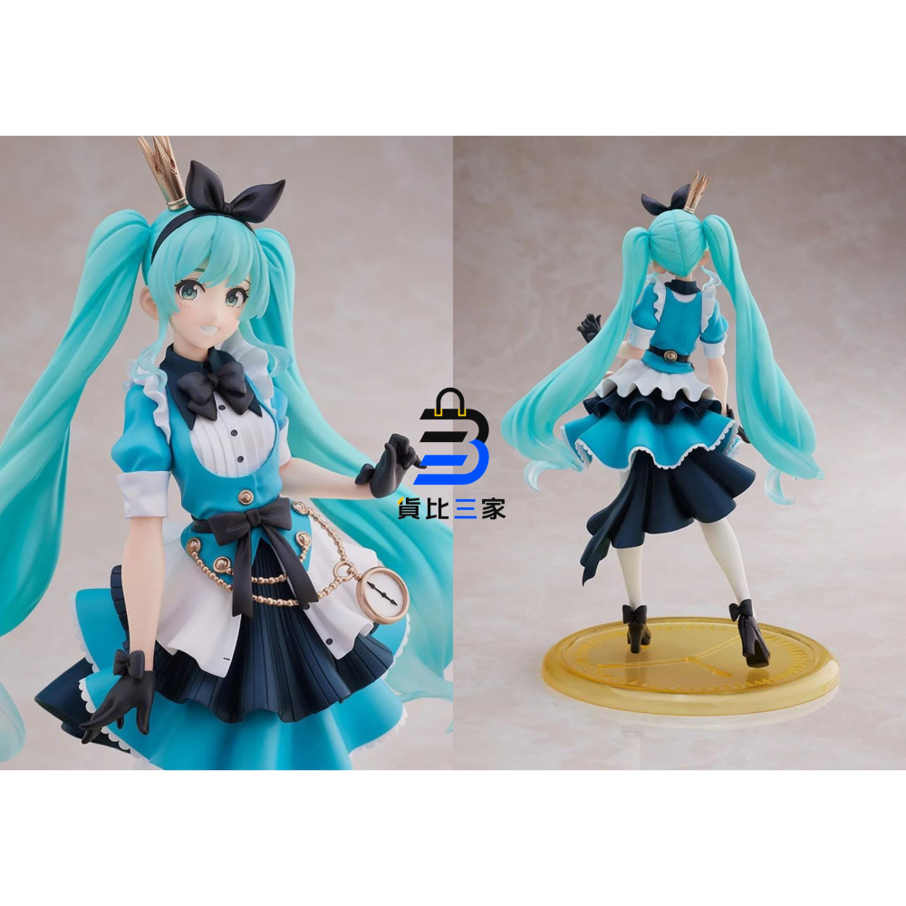TAITO 景品 初音 MIKU Princess 初音未來 公主 AMP 愛麗絲 夢游仙境 愛麗絲公主 藝術家 初音-細節圖4