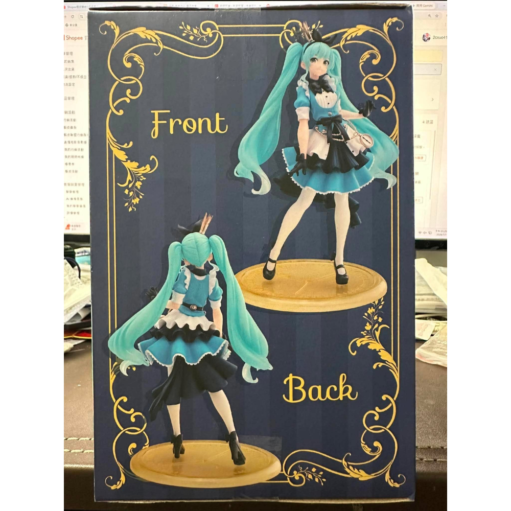 TAITO 景品 初音 MIKU Princess 初音未來 公主 AMP 愛麗絲 夢游仙境 愛麗絲公主 藝術家 初音-細節圖6