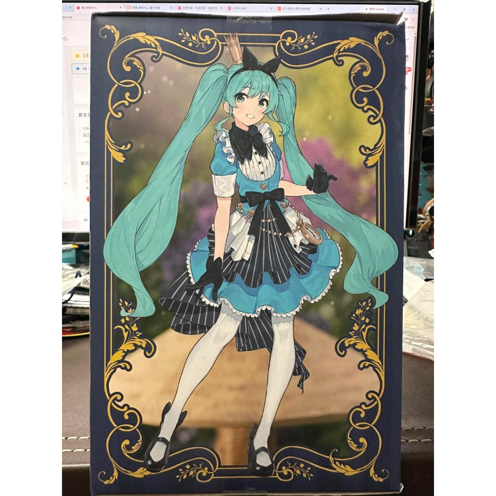TAITO 景品 初音 MIKU Princess 初音未來 公主 AMP 愛麗絲 夢游仙境 愛麗絲公主 藝術家 初音-細節圖8