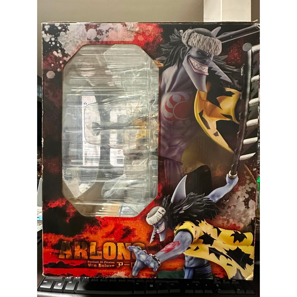 日版 紅證 金證 航海王 海賊王 魚人帝國 魚人海賊團 惡龍 POP P.O.P DX  模型 公仔 斬鯊刀 鋸刀 鯊魚-細節圖7