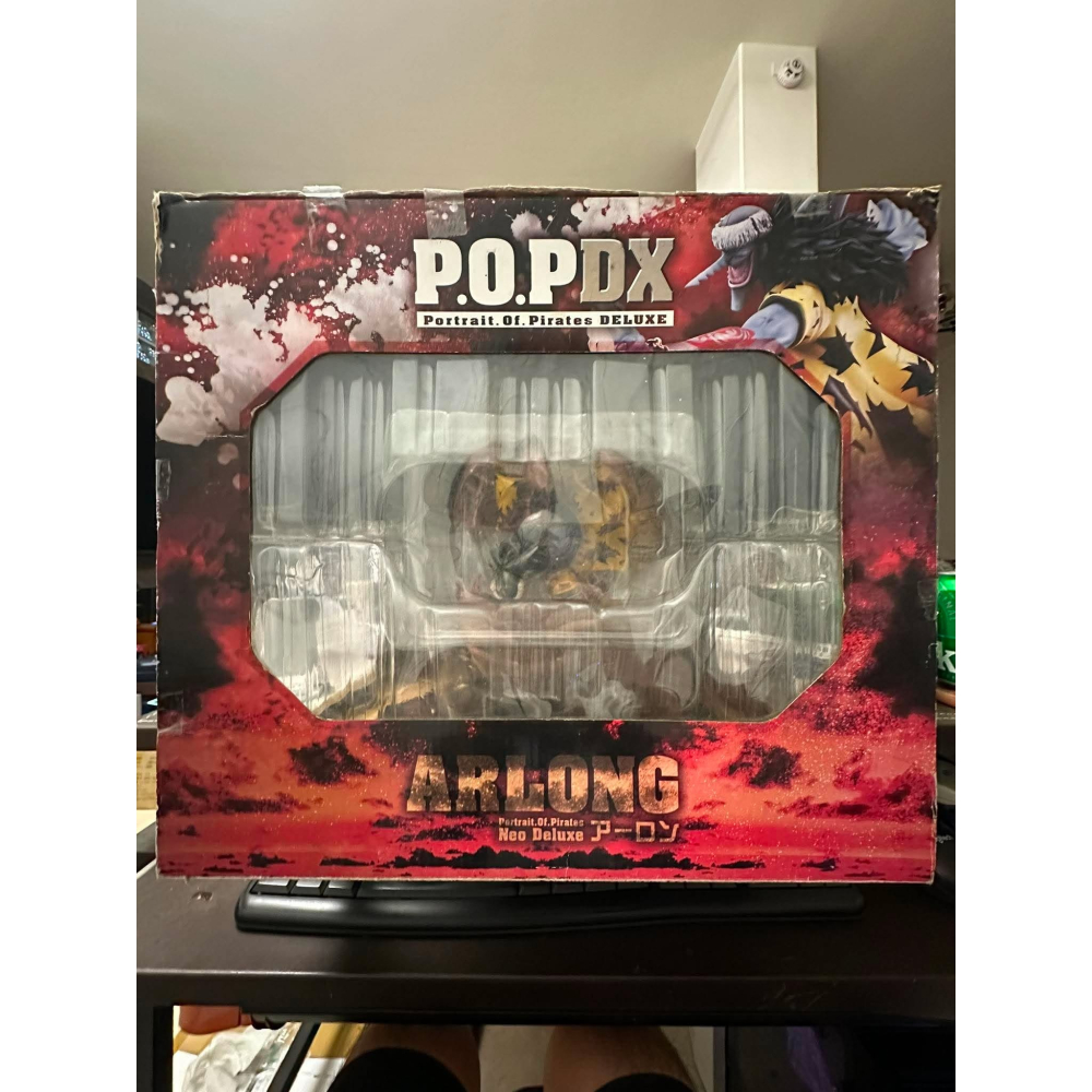 日版 紅證 金證 航海王 海賊王 魚人帝國 魚人海賊團 惡龍 POP P.O.P DX  模型 公仔 斬鯊刀 鋸刀 鯊魚-細節圖10