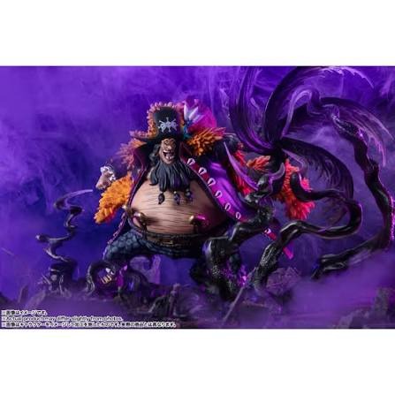 正版綠貓 Figuarts Zero 超激戰 黑鬍子 馬歇爾·D·汀奇 海賊王 四皇 公仔 鬼島 航海王 拆檢無損 闇水-細節圖3