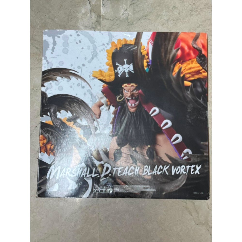 正版綠貓 Figuarts Zero 超激戰 黑鬍子 馬歇爾·D·汀奇 海賊王 四皇 公仔 鬼島 航海王 拆檢無損 闇水-細節圖6