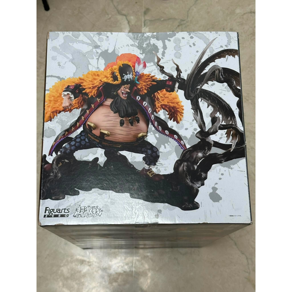 正版綠貓 Figuarts Zero 超激戰 黑鬍子 馬歇爾·D·汀奇 海賊王 四皇 公仔 鬼島 航海王 拆檢無損 闇水-細節圖8