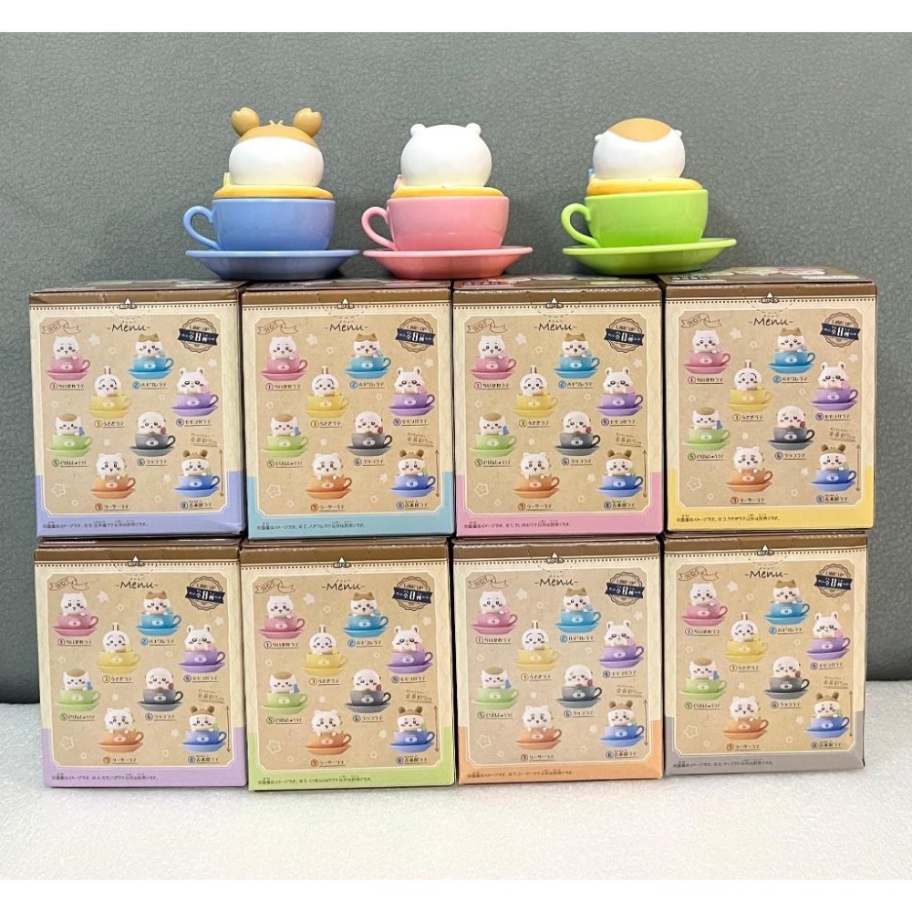 【全新】日版 吉伊卡哇 ちいかわ chiikawa 萬代 BANDAI 拿鐵 拉花 造型 小公仔 吉伊 小八 兔兔 小桃-細節圖2