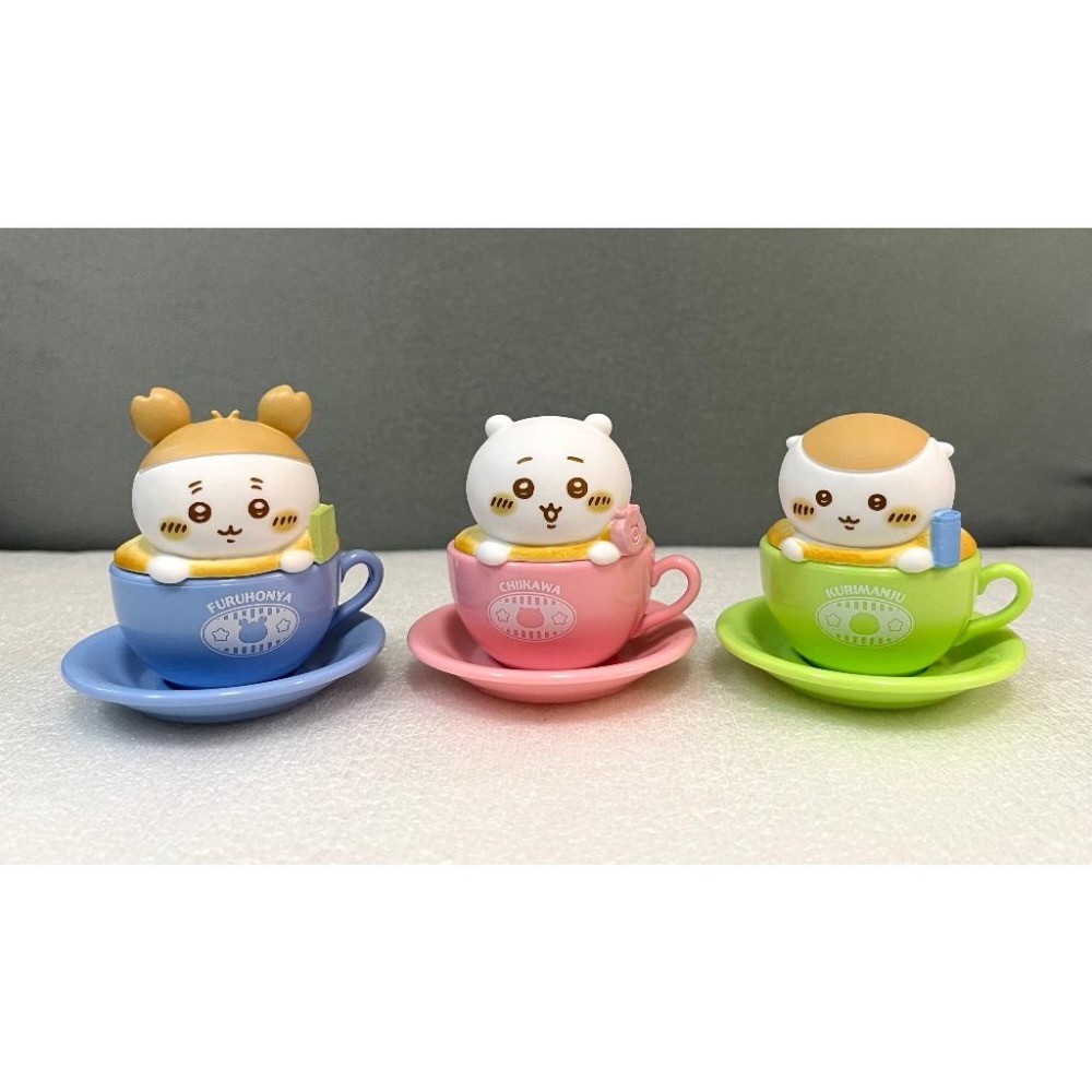【全新】日版 吉伊卡哇 ちいかわ chiikawa 萬代 BANDAI 拿鐵 拉花 造型 小公仔 吉伊 小八 兔兔 小桃-細節圖3