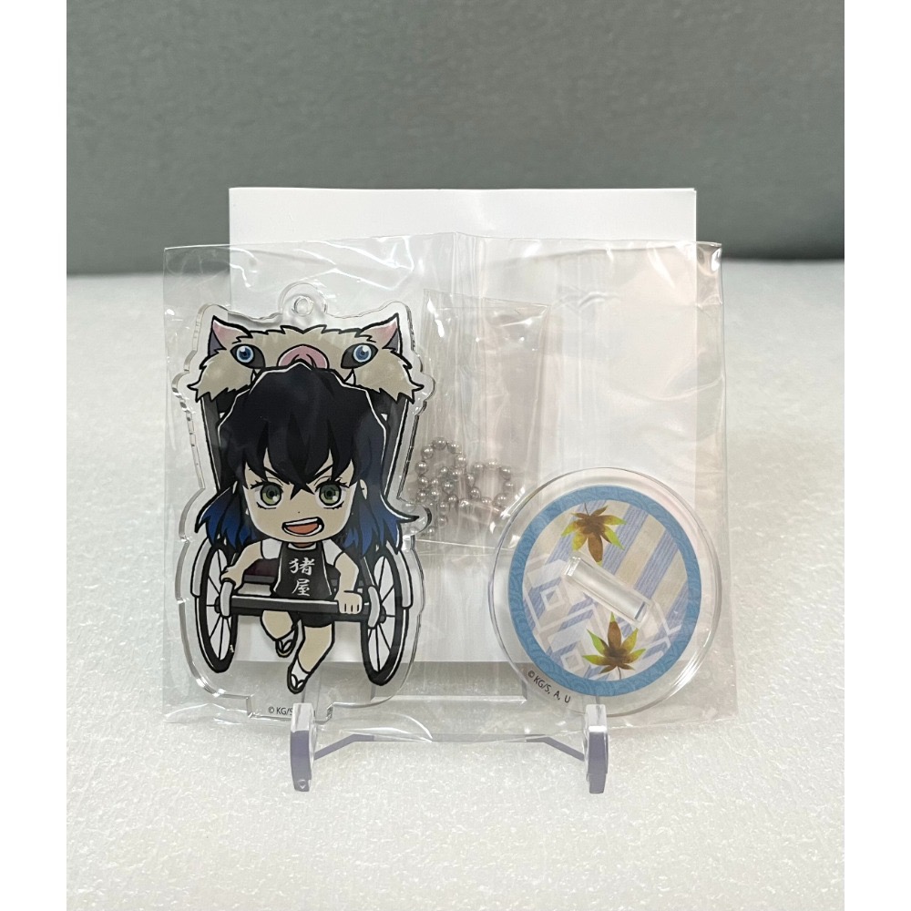 【全新】日版 鬼滅之刃 實境解謎遊戲：討伐潛伏在玩具店裡的鬼！壓克力立牌 壓克力吊飾 義勇 炭治郎 善逸 伊之助-規格圖2