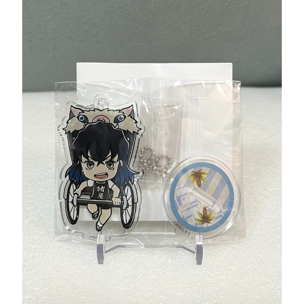 【全新】日版 鬼滅之刃 實境解謎遊戲：討伐潛伏在玩具店裡的鬼！壓克力立牌 壓克力吊飾 義勇 炭治郎 善逸 伊之助-規格圖2