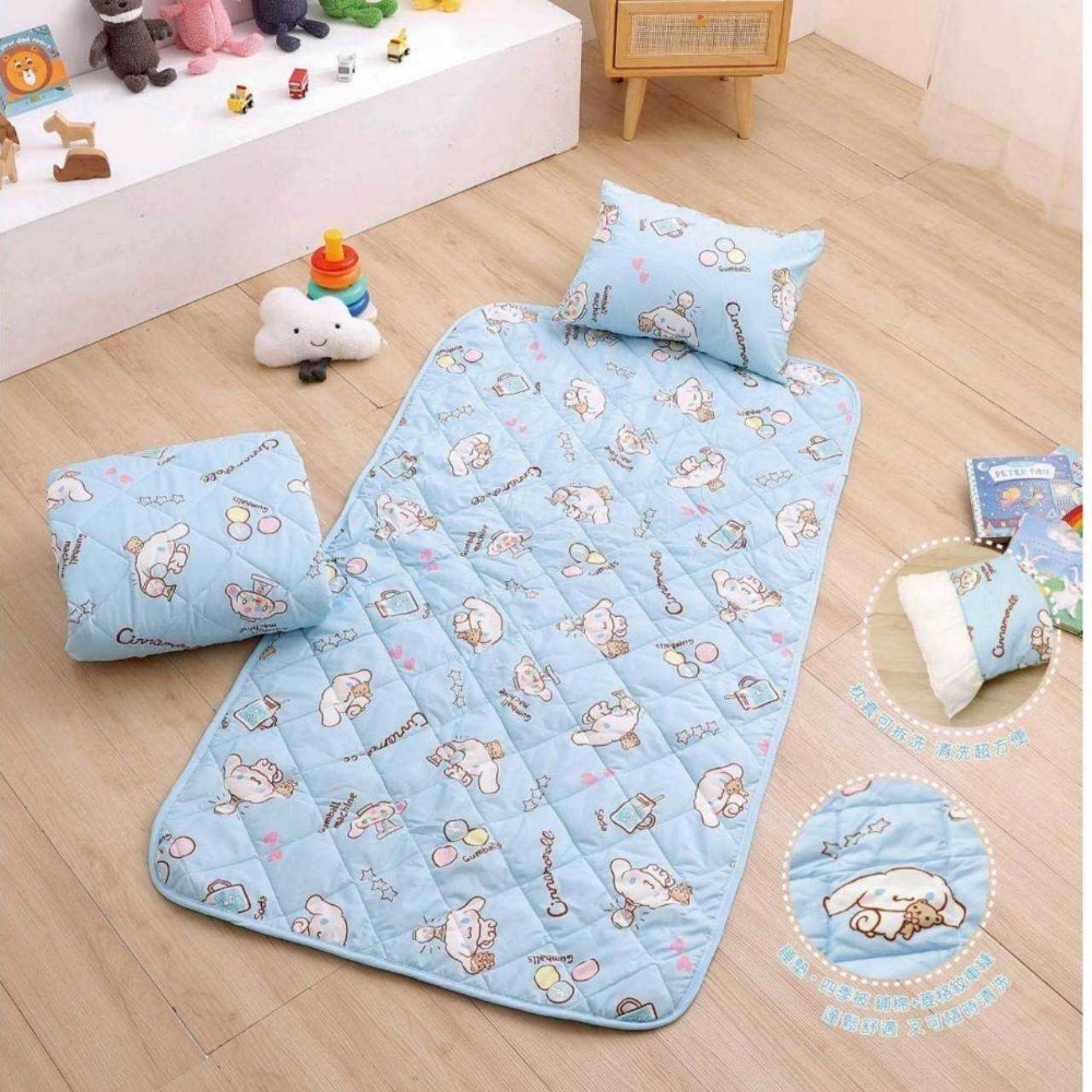 兒童睡墊三件組｜三麗鷗—Kitty/大耳狗/酷洛米/布丁狗-規格圖1