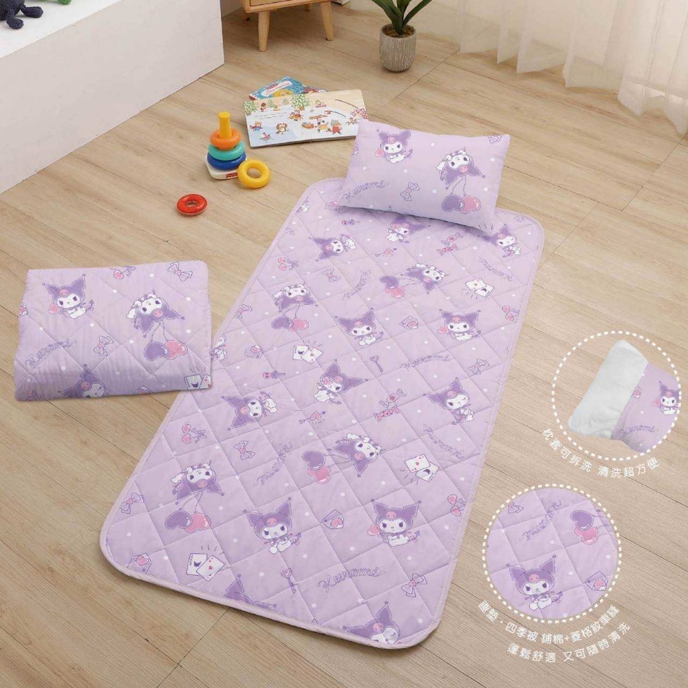 兒童睡墊三件組｜三麗鷗—Kitty/大耳狗/酷洛米/布丁狗-規格圖1