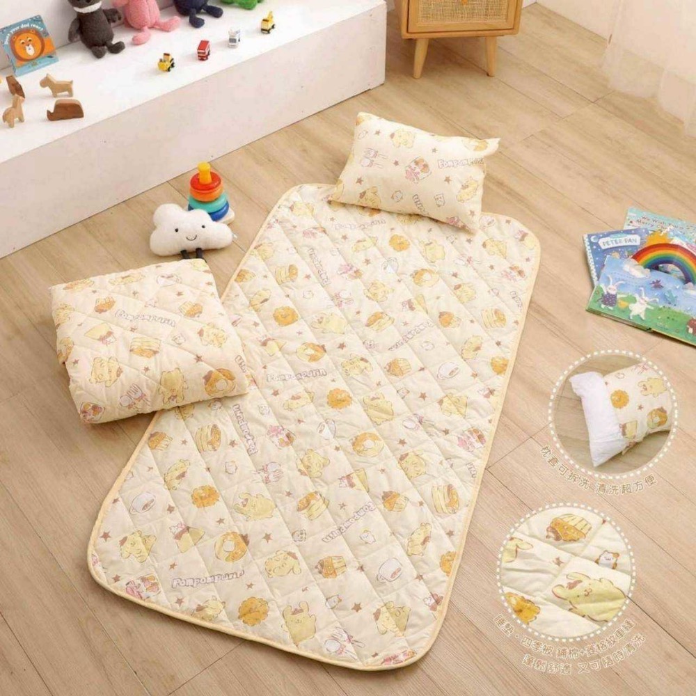 兒童睡墊三件組｜三麗鷗—Kitty/大耳狗/酷洛米/布丁狗-規格圖1