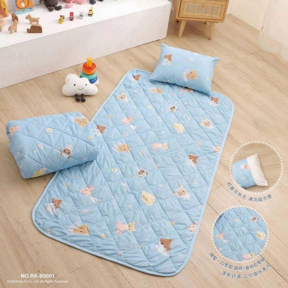 兒童睡墊三件組｜閃電麥坤/奧特曼/拉拉熊/角落生物-細節圖3