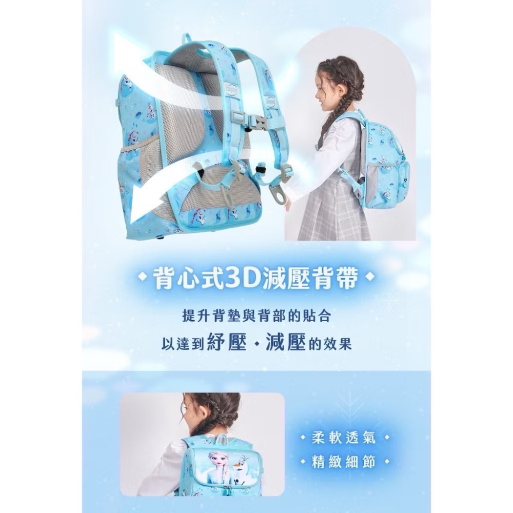 IMPACT怡寶｜超輕羽量型護脊書包+贈好禮🎁｜寶可夢/伊布/冰雪奇緣/凱蒂貓/閃電麥坤/奧特曼-細節圖4