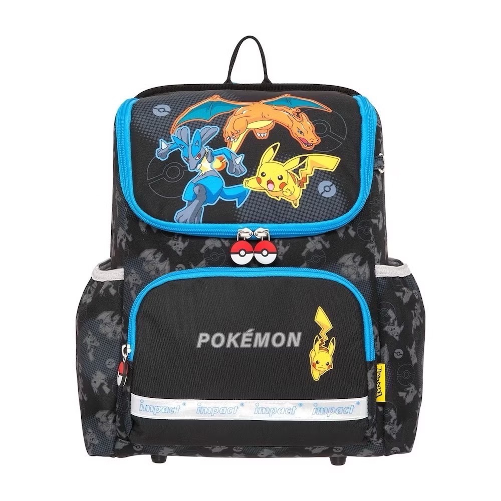 IMPACT怡寶｜超輕羽量型護脊書包+贈好禮🎁｜寶可夢/伊布/冰雪奇緣/凱蒂貓/閃電麥坤/奧特曼-規格圖9