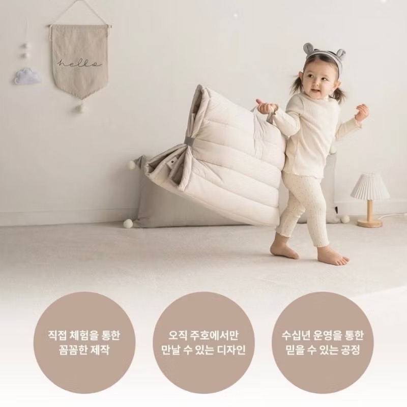 韓國Juho deco防螨兒童睡袋｜附原廠收納袋-細節圖4