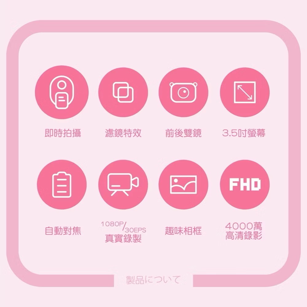 迪士尼 TSUM TSUM 兒童相機｜大螢幕 米奇 米尼 維尼 草莓熊｜台灣公司貨-細節圖4