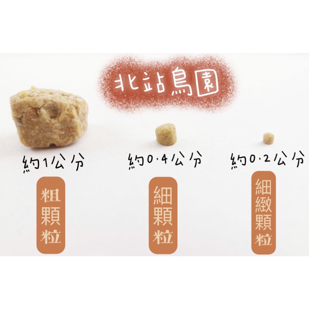 <北站鳥園>哈里森辣椒細顆粒滋養丸 / 分裝飼料 / 輔助食品、營養飼料 / 鸚鵡、寵物鳥用 / 100g分裝包-細節圖2