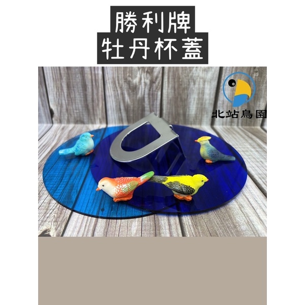 <北站鳥園>勝利牌塑膠牡丹杯 / 白鐵牡丹杯蓋 / 防潑灑-細節圖2