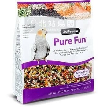 <北站鳥園>（最新效期）美國路比爾ZuPreem綜合水果大餐/中小型鸚鵡飼料 / 添加蔬果、種子、滋養丸-細節圖2