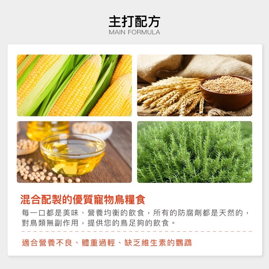 <北站鳥園>美國蘿蒂布姬 / 高能量滋養丸 / 鸚鵡、寵物鳥、觀賞鳥、飼料、滋養丸 / 1.25kg袋裝-細節圖6