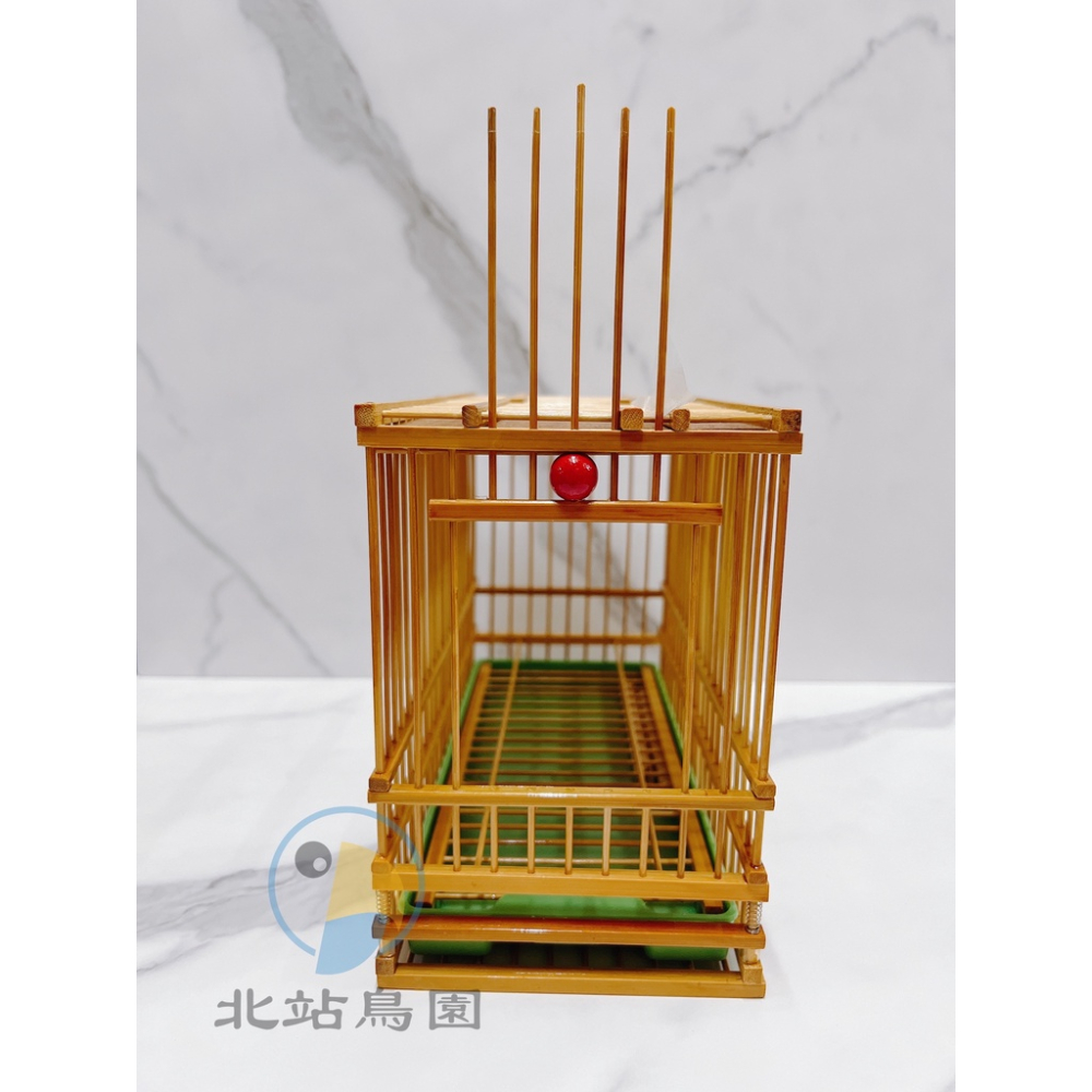 <北站鳥園>麵包籠 / 台灣製 / 上漆款 / 超商取貨最多2個 / 綠繡眼、燕科、雀科、觀賞鳥 / 飼料杯、飲水瓶另購-細節圖4