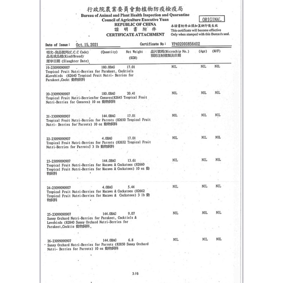 <北站鳥園>（效期2024.02.16）美國樂飛寶萃果熱帶水果大型鸚鵡 / 284公克-細節圖7